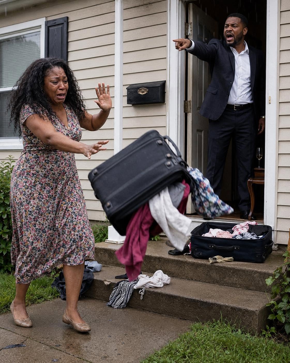 My husband threw me out on the street after inheriting 75 million, believing I was a burden. But as the lawyer read the final clause, his triumphant smile turned into a face of panic.