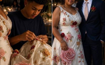My Daughter’s Best Friend Sewed Her a Prom Dress After Every Shop Told Us She Was Too Big for a Beautiful Gown – What Else He Did at Prom Left Everyone Speechless