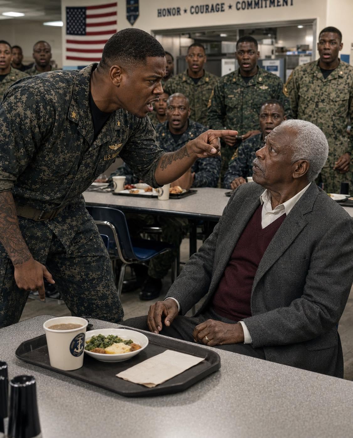 A SEAL Mocked An 87-Year-Old Veteran. His Rank Silenced The Room-xurixuri