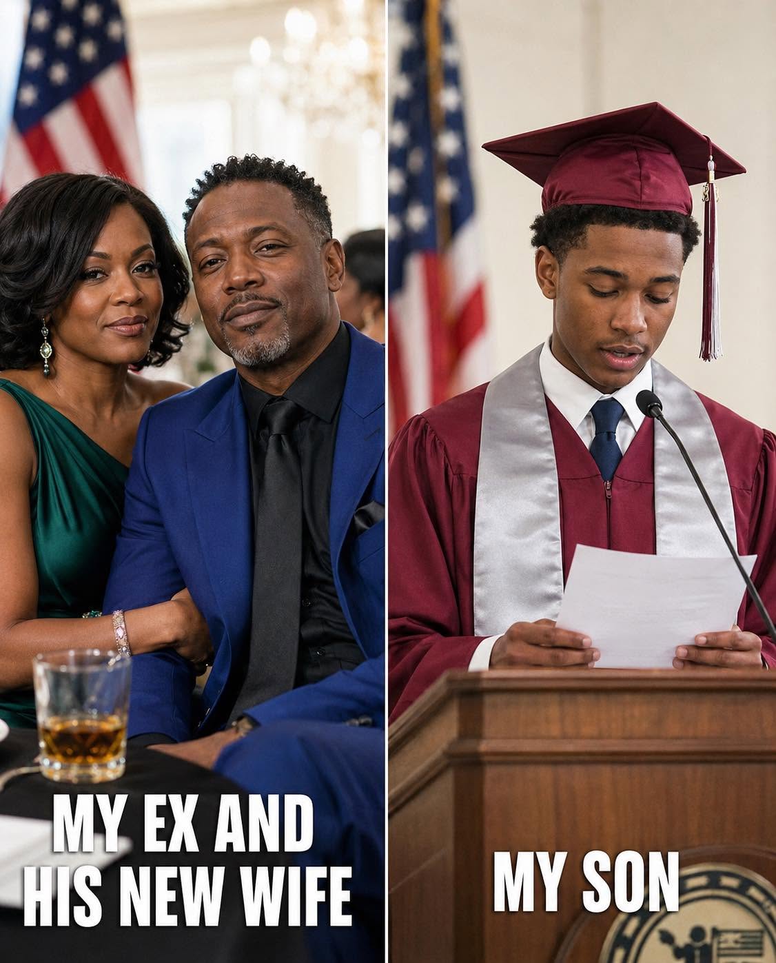 My Ex’s New Wife Took My Seat at My Son’s Graduation – But What My Son Said Into the Microphone Made Her Lower Her Head as Everyone Stared