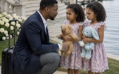 The millionaire returned to the estate where he buried his wife and found two barefoot girls saying they bore his last name