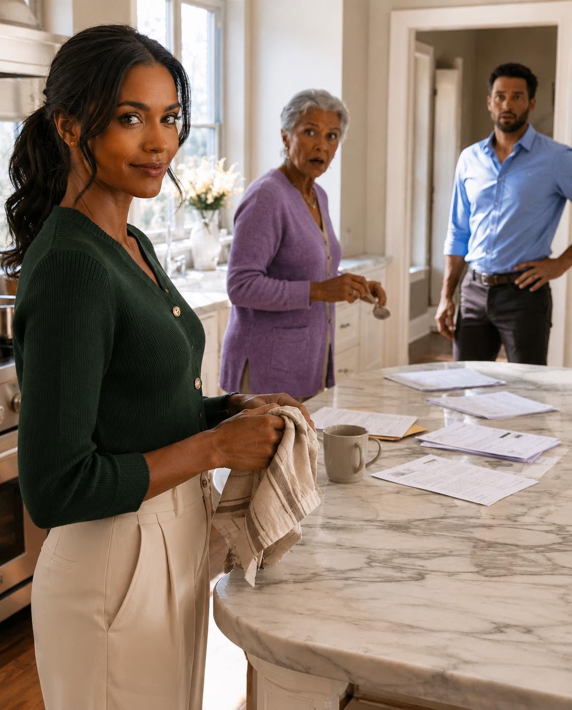 In the second month of our marriage, my mother-in-law said, “Since you live in the family house, you should pay all the bills.” I smiled and answered, “Then I’ll move back to the house I bought before we got married.” My husband turned pale and asked, “What house?”