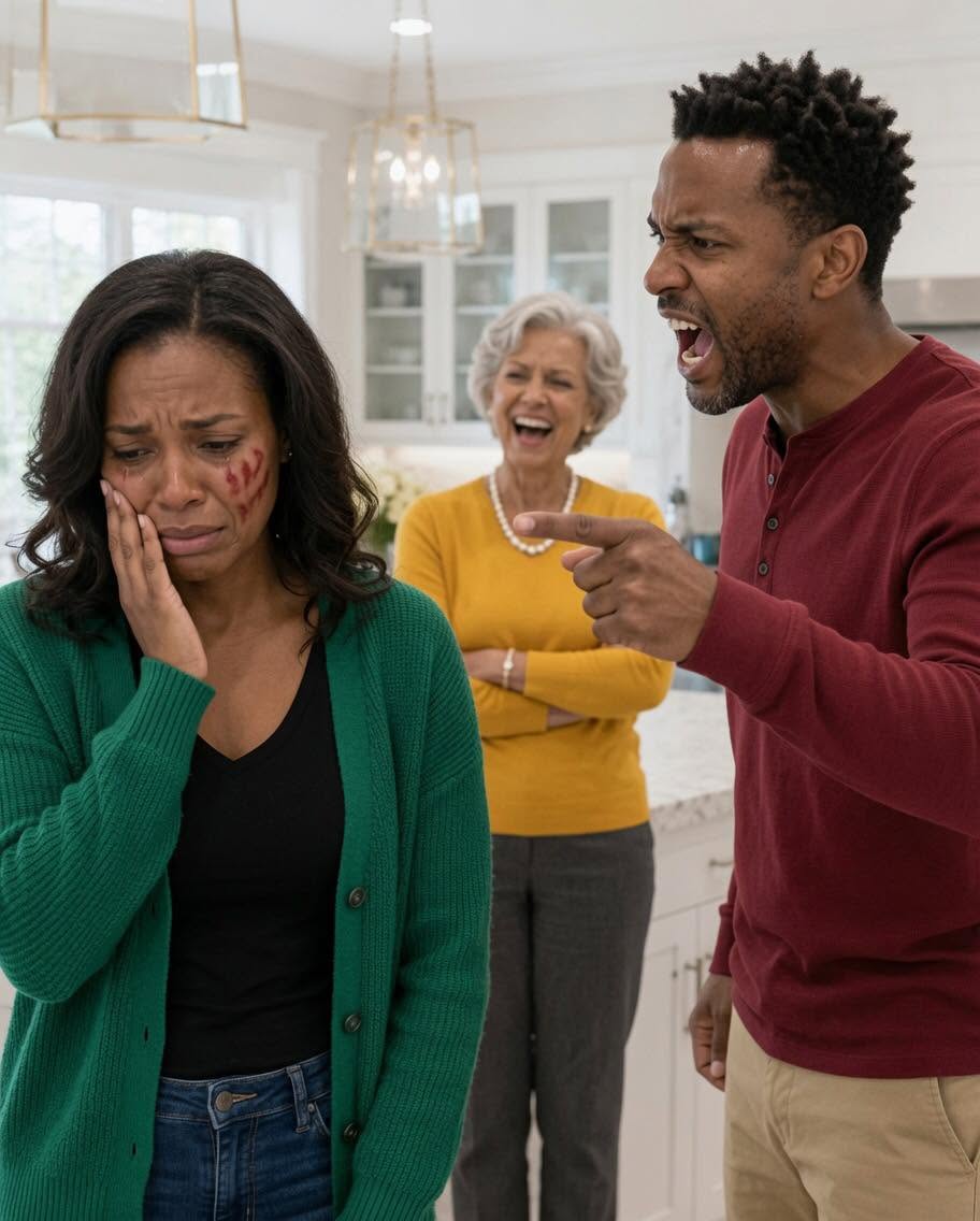 I argued with my MIL…My husband ran over to me, sla:pped me, and shouted, “Get out of here!” But what they didn’t know was that