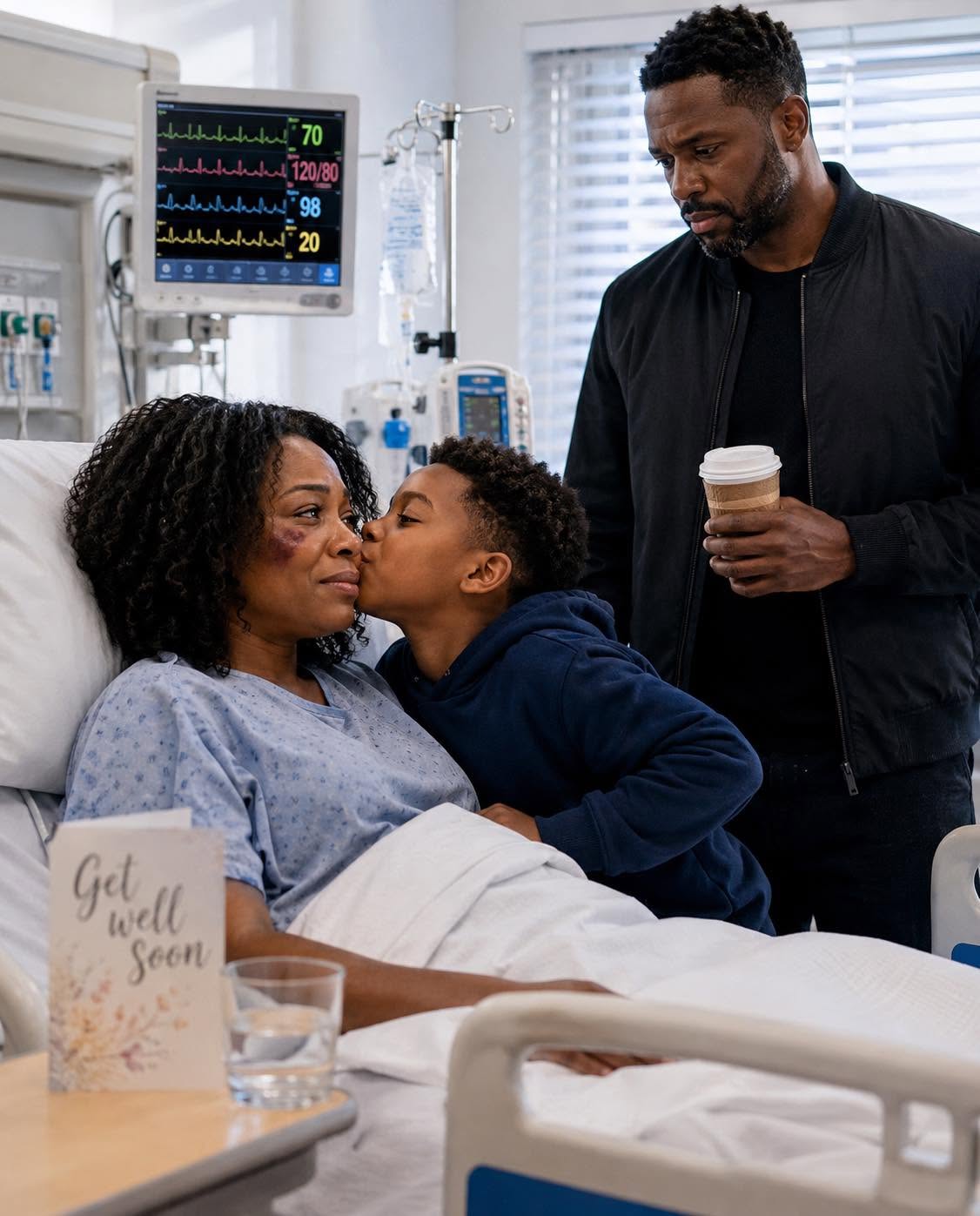 I woke up from a coma and heard my son whisper, “Don’t open your eyes, Mom… Dad is waiting for you to die.” In that exact instant, I understood that my accident hadn’t been an accident at all, and that my husband and my own sister were just waiting for my death so they could take everything.