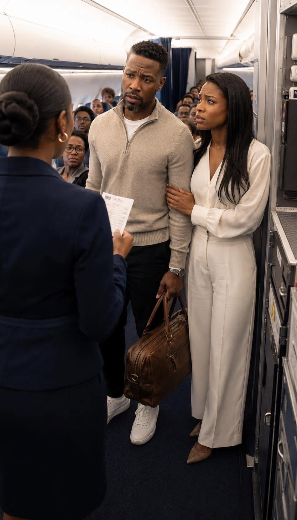 My husband boarded a flight to Cancun with his mistress… never imagining that the wife he looked down on would be serving him revenge in first
