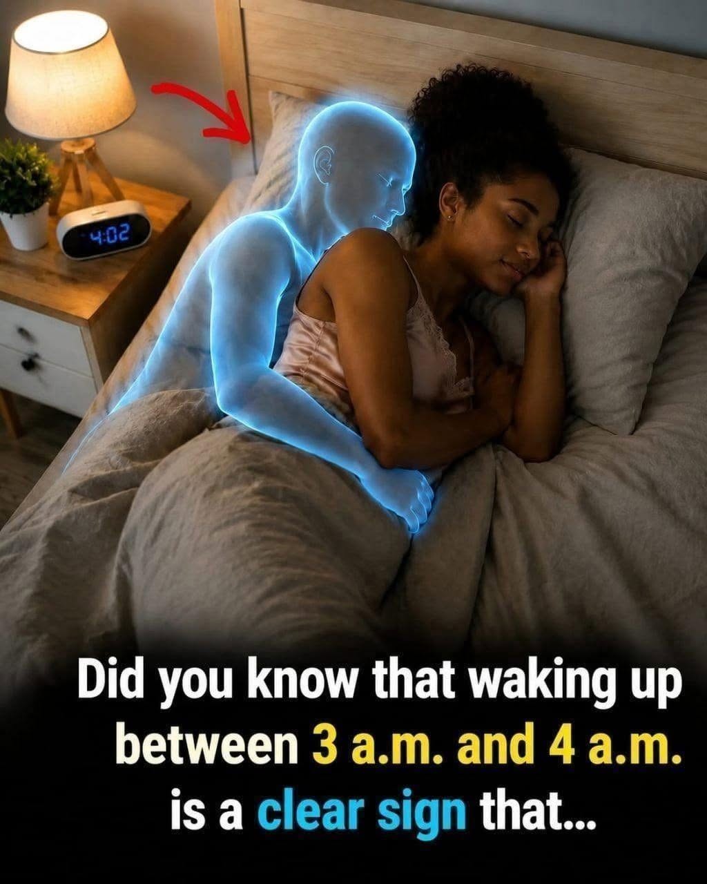 Did you know that waking up at 3 or 4 in the morning is A clear sign of..