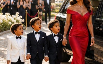 I Took My 5-Year-Old Triplets to My Millionaire Ex-Husband’s Wedding… And The Second His Family Saw Them, The Whole Mansion Went De@d Silent.