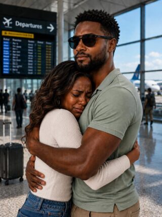 I cried while driving my husband to the airport. He said he was leaving for Zurich for two years. The moment I got home, I moved 0,000 into my account and filed for divorce._0198t