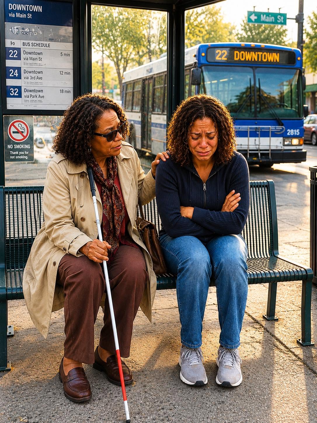 My Husband Stranded Me at a Bus Stop With No Money Then a Blind Millionaire Took My Arm