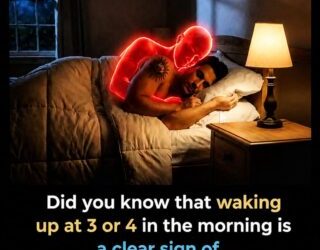 Did you know that waking up at 3 or 4 in the morning is a clear sign of..
