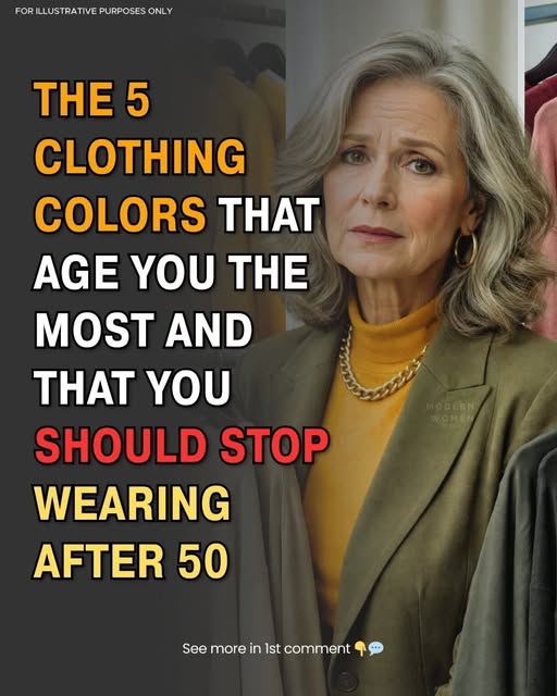 5 colors to avoid after 50: they can dull your glow