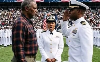 I drove eighteen hours in an old semi-truck to watch my daughter become an Army officer… but before the ceremony ended, a three-star general noticed the worn leather band on my wrist and went completely silent.