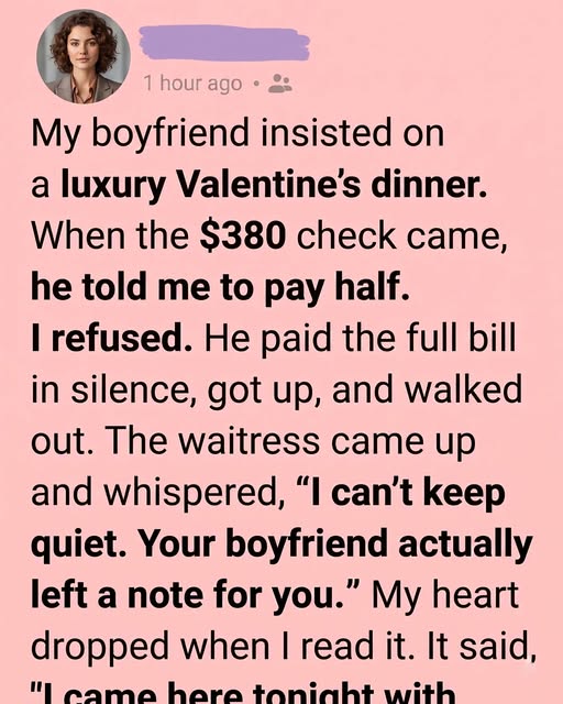 Cruel Valentine Dinner Test Reveals Why A Seven Year Romance Failed 1