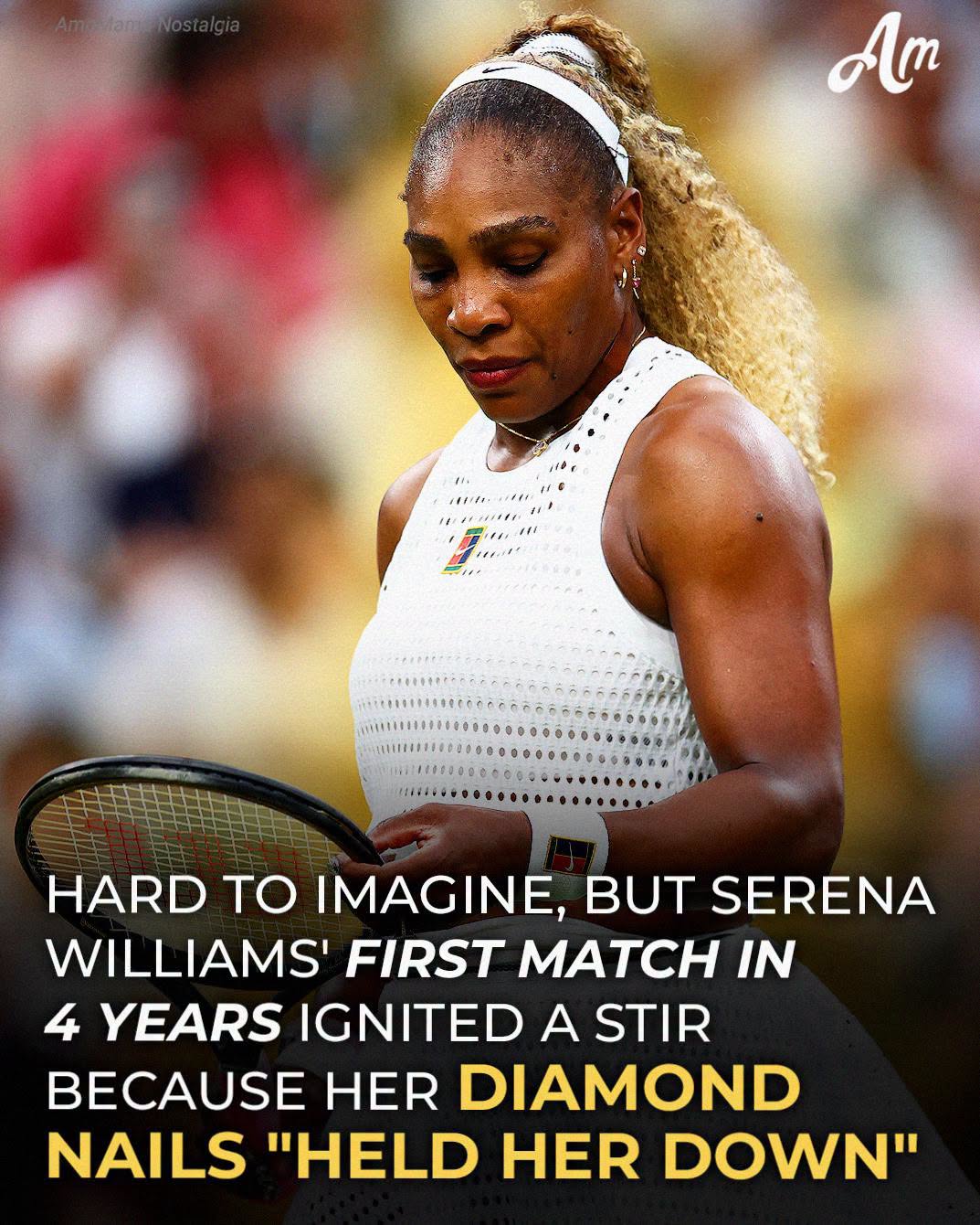 Serena Williams Makes Her Wimbledon Return in a Striking Eyelet Nike Outfit — and Her Daughters Steal the Moment in the Stands — Photos