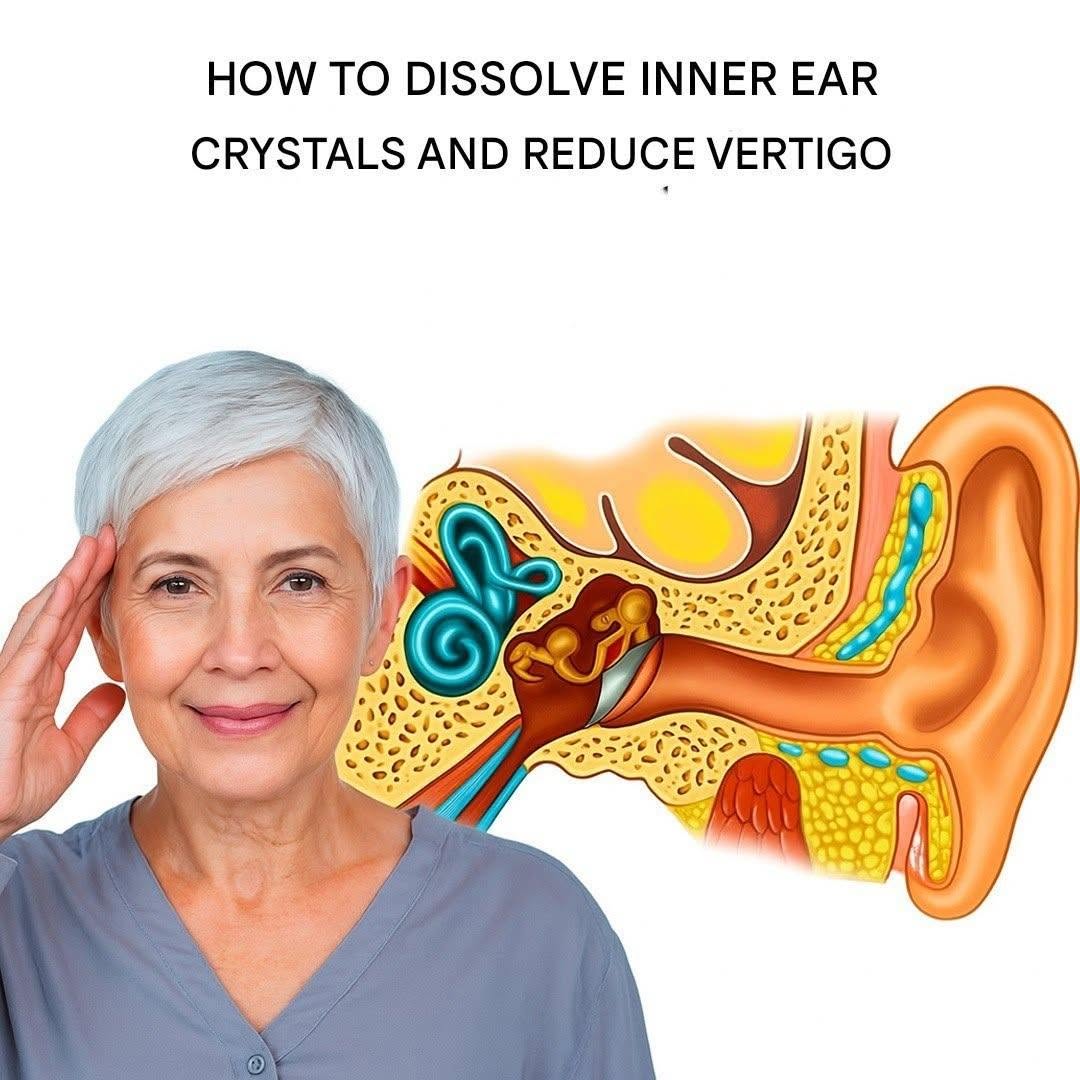 How to get rid of inner ear crystals and reduce vertigo