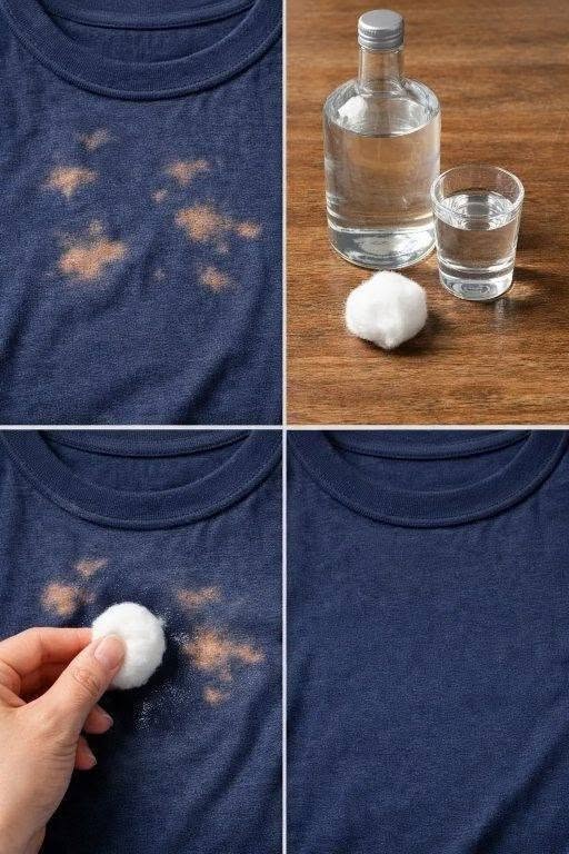 Bleach stains on your clothes? No need to throw them away: here’s the solution.