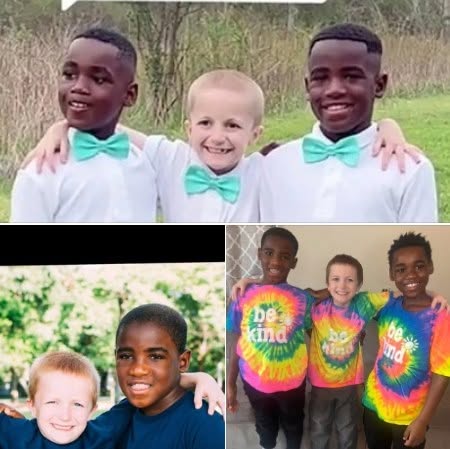 Mom of 10 is raising her biological son and adopted twins as triplets