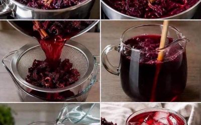 Mixture of hibiscus flower, bay leaf and cinnamon