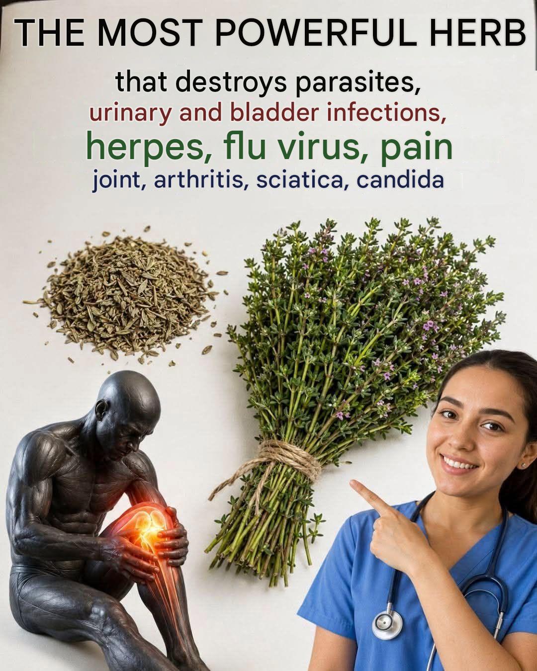 The most powerful herb that destroys parasites, urinary tract and bladder infections, joint pain, herpes, arthritis, and more