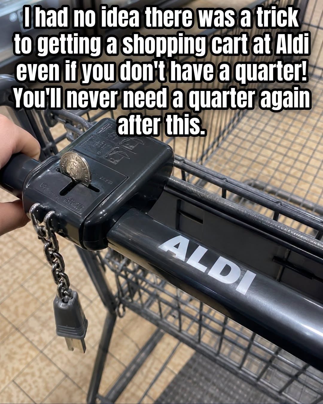 How to Shop at Aldi If You Forgot a Quarter