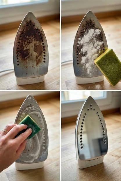 The Foolproof Trick That Instantly Removes Brown Stains from Your Iron and Restores It to Brand-New Condition