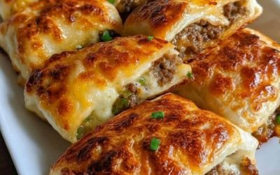 Cheesy Beef Taco Pockets