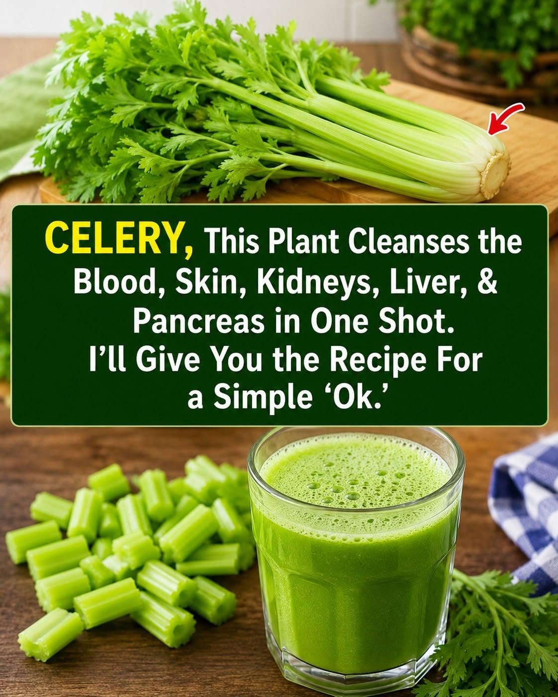 This plant cleans the blood, skin, kidneys, liver, and pancreas in one go. But do it this way… To keep receiving my recipes, you just need to say something… Thank you!…