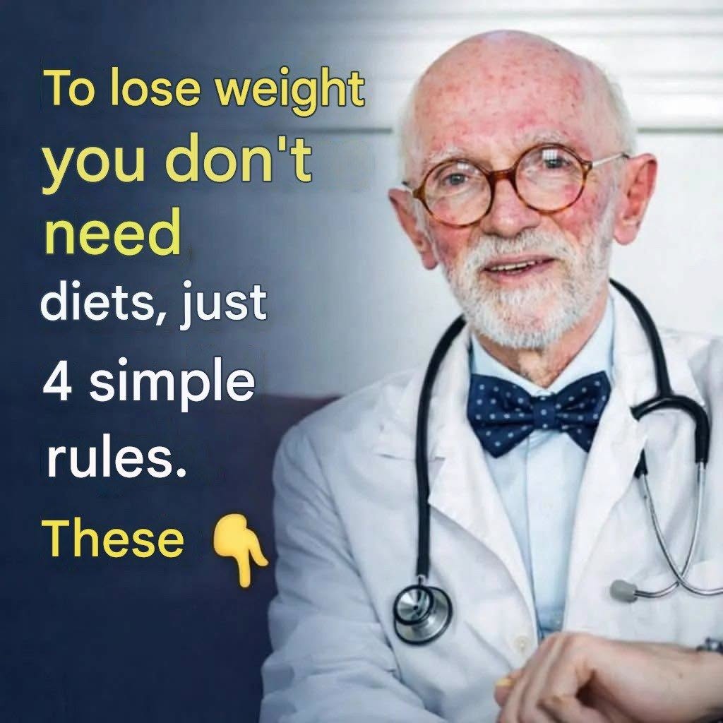 Franco Berrino reveals: “To lose weight, you don’t need diets, just these 4 simple rules.”(1 / 2)