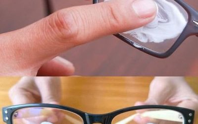 Scratches on glasses: don’t waste money: apply a little and they’ll disappear instantly.