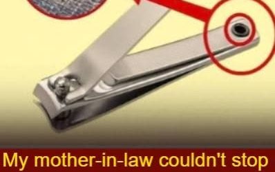 What is the small round hole on a nail clipper for?