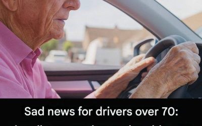 Sad news for drivers over 70 years of age: very soon they will no longer be able to…