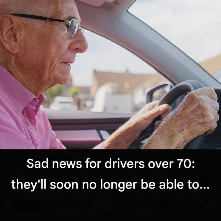 Sad news for drivers over 70 years of age: very soon they will no longer be able to…