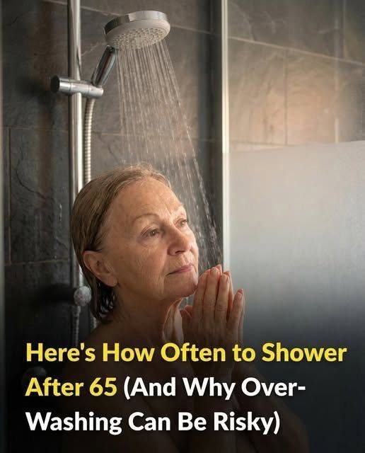From age 65, how often should you shower (and why over-washing can be harmful to your health) Check 1st comment