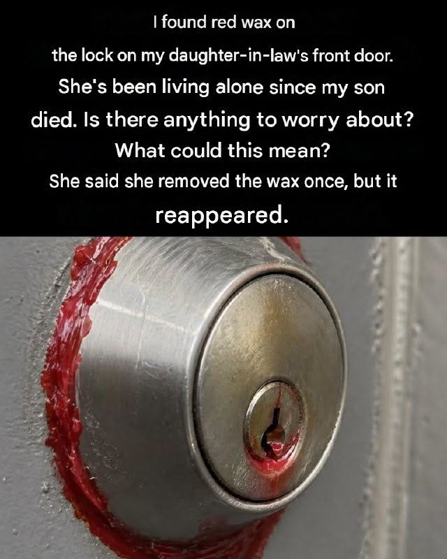 Found Red Wax on Your Door Lock? Here’s What It Means and How to Protect Your Home (Without Panic!)